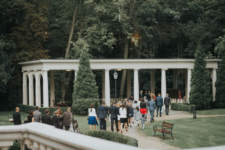 Pałac Tłokinia ceremonia plenerowa